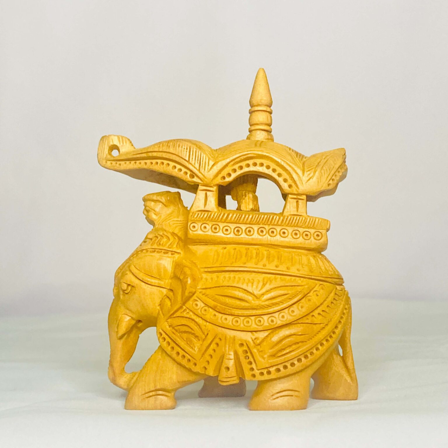 Handcrafted Wooden Elephant Ambari - Craftdeals