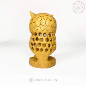 wooden owl Craftdeals.in