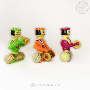 Channapatna Wooden Musical Set handcrafted by skilled artisans using natural dyes for Kids