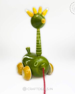 Channapatna-Handcrafted-Wooden-Giraffe-Toy