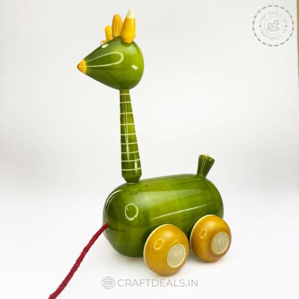 Channapatna-Handcrafted-Wooden-Giraffe-Toy