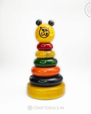 Channapatna-Handcrafted-Wooden-Ring-Stacker-Montessori-Toy-for-Kids