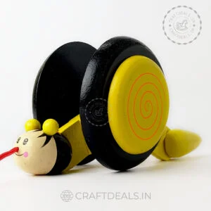 Pull Along Snail Toy Yellow