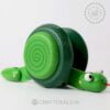 Wooden Snail Pull Along Toy - Eco-friendly, handcrafted Channapatna toy with a whimsical design, perfect for imaginative play and skill development.