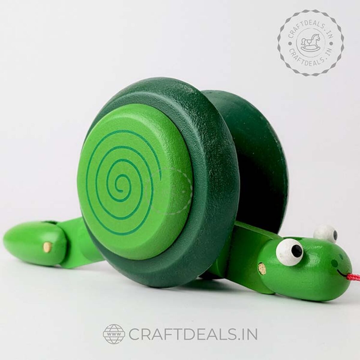 Wooden snail 2024 pull toy