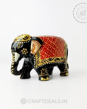 Hand-Painted Elephant Statue - Exquisite Home Decor