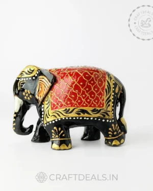 Hand-Painted Elephant Statue - Exquisite Home Decor
