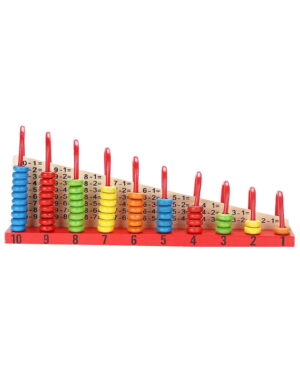 Wooden Abacus Calculation Shelf for Kids - Educational Math Toy