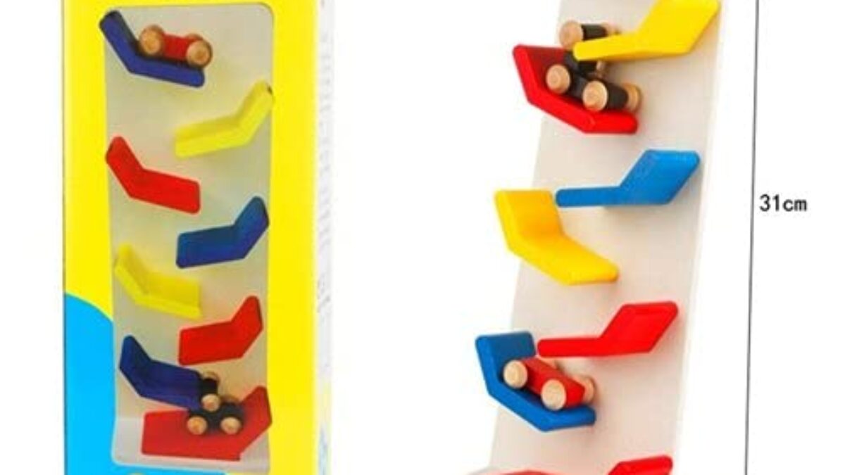 Wooden Slippery Car For Children Imaginative Play Hand-Eye