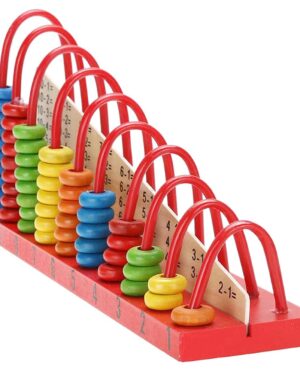 Wooden Abacus Calculation Shelf for Kids - Educational Math Toy