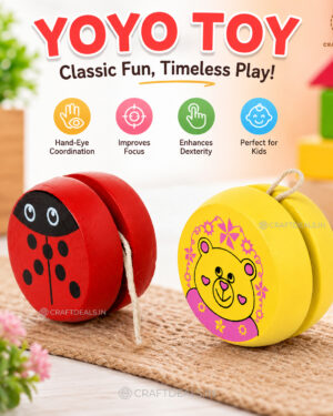 Yoyo Toy Pack of 2 for Kids Classic Spinning Skill Toy