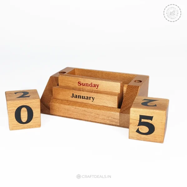 wooden Calendars block