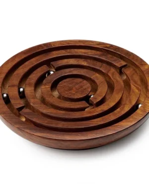 Ball in a Maze Puzzle - Wooden Labyrinth Ball Game