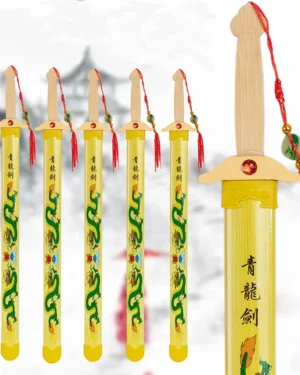 Dragon Hero Wooden Sword Toy For Kids (Pack of 6) | Birthday Gifts for Kids