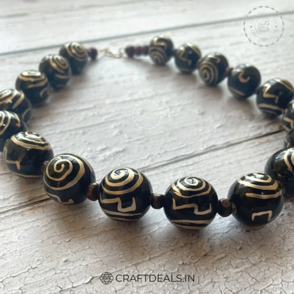 Wooden Beads Premium Necklace For Women | Highly Fashionable, Unique Gift - Image 5