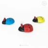 Eco-friendly Wooden Ladybug Pull Back Toy for Toddlers. Encourages Active Play & Imagination.