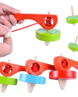Spindle Top | Wooden Spinning Toy (14 CM)
