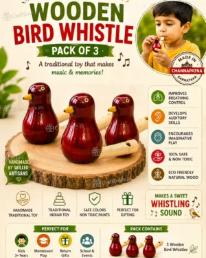 wooden bird whistle