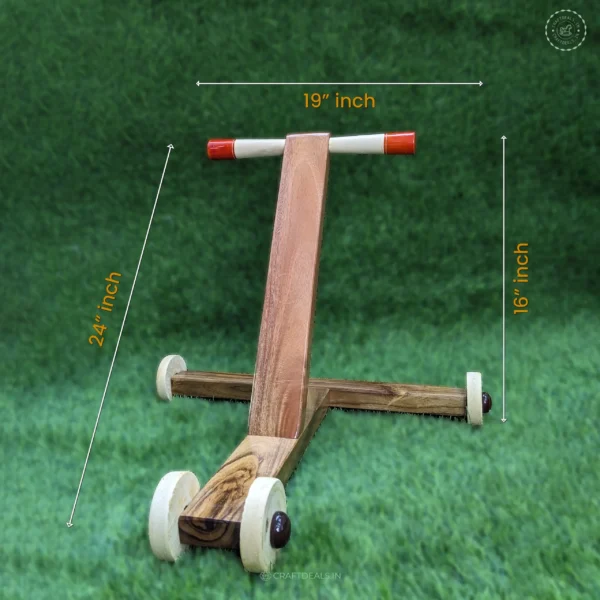 Baby Walker - Traditional Wooden Walker for Infants & Toddlers - Image 3