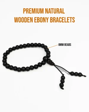 Wooden Bracelet | Ebony Bracelet (6mm | 8mm)