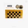 Wooden Chess Board Foldable Travel-Friendly Set