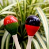Channapatna Toys Wooden Maracas Rattle Set for Babies - Non-Toxic, Handcrafted Musical Toy (0-3 Years) - Colorful and Safe for Infants and Toddlers