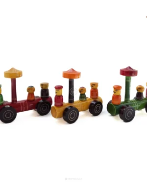 Channapatna Wooden Rail Gaadi Toy Train