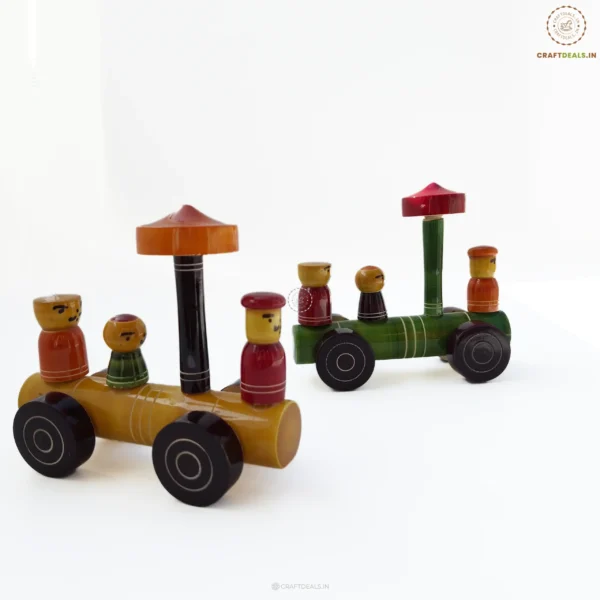 Channapatna Wooden Rail Gaadi Toy Train - Image 5