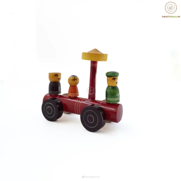 Channapatna Wooden Rail Gaadi Toy Train - Image 2
