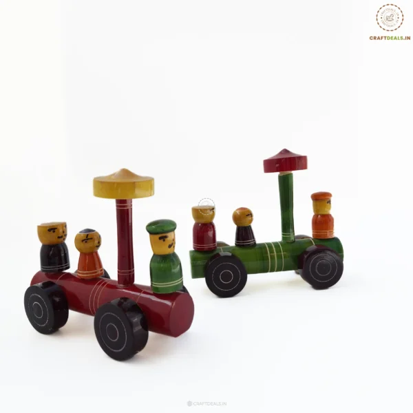 Channapatna Wooden Rail Gaadi Toy Train - Image 6
