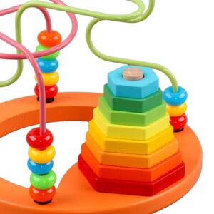 Wooden 2-in-1 Bead Maze