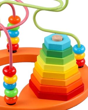 Wooden 2-in-1 Bead Maze