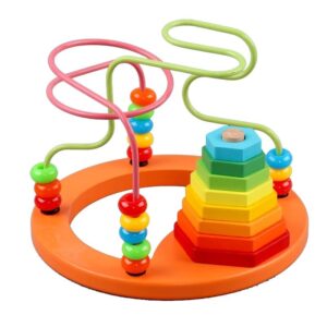 Wooden 2-in-1 Bead Maze