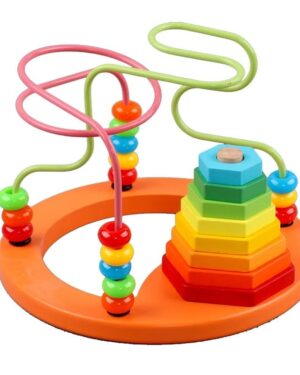 Wooden 2-in-1 Bead Maze