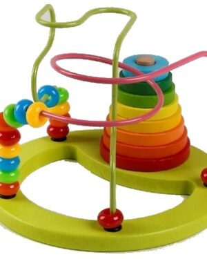Wooden 2-in-1 Bead Maze