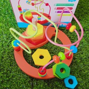 Wooden 2-in-1 Bead Maze