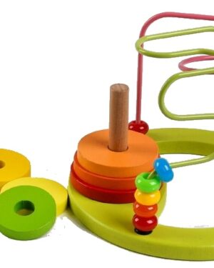 Wooden 2-in-1 Bead Maze