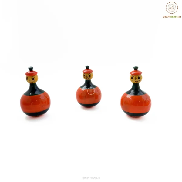 Channapatna Toys Roly Poly - Aadisinodu Beelisinodu (1 pc) - Image 4