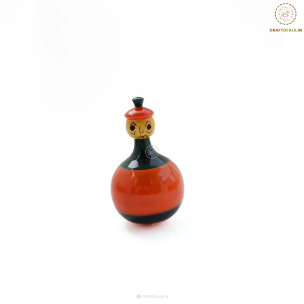 Channapatna Toys Roly Poly - Aadisinodu Beelisinodu (1 pc) - Image 5