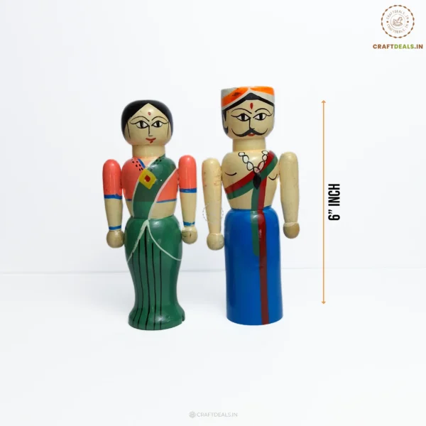 Handcrafted Channapatna Wooden Dolls –