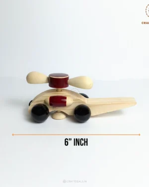 Channapatna Toys Wooden Helicopter Pull Toy