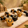 Wooden Veena Antique Décor – Indian Musical Instrument Replica