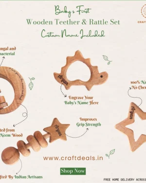 Infant Wooden Baby Toys Combo