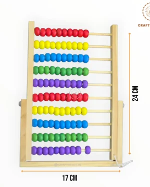 Classic Wooden Abacus for Kids – STEM Math Toy for Toddlers & Preschoolers