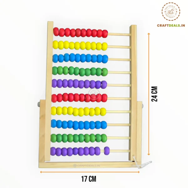 Classic Wooden Abacus for Kids – STEM Math Toy for Toddlers & Preschoolers