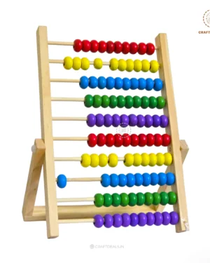 Colorful Wooden Bead Abacus – Early Math Learning Toy for Toddlers