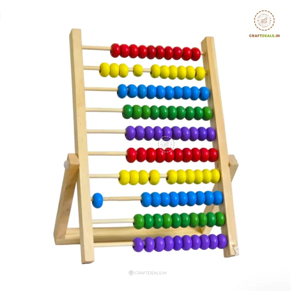 Colorful Wooden Bead Abacus – Early Math Learning Toy for Toddlers
