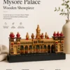 Handcrafted in Channapatna, this 6-inch Mysore Palace miniature