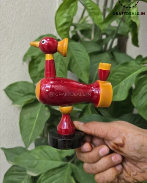 Wooden Bird Toy | Handcrafted in Channapatna - Image 4