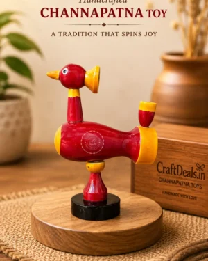 Wooden Bird Toy | Handcrafted in Channapatna - Image 3